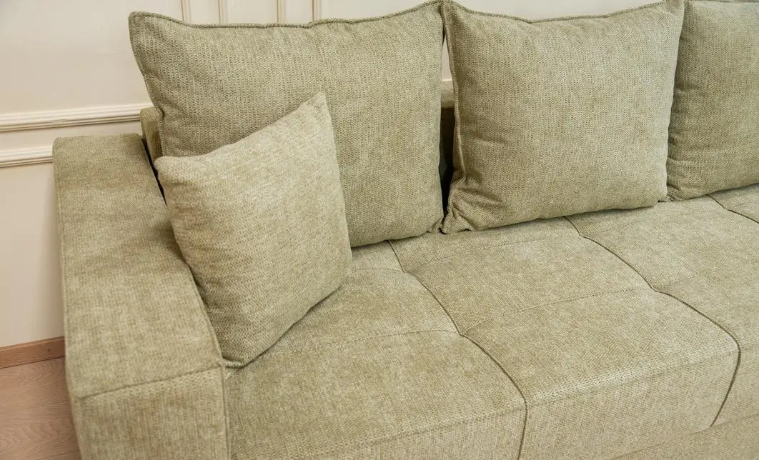 Colțar Extensibil Claudia Mare XXL Bonell Verde Olive - Aragon 35, Interschimbabil