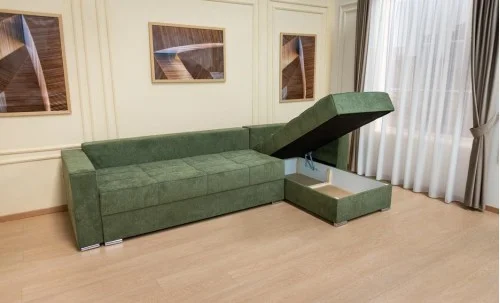 Colțar Extensibil Claudia Mare XXL Bonell Verde - Aragon 39, Interschimbabil