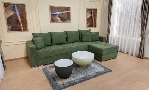 Colțar Extensibil Claudia Mare XXL Bonell Verde - Aragon 39, Interschimbabil