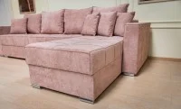Colțar Extensibil Claudia Mare XXL Memory Roz - Aragon 62, Interschimbabil