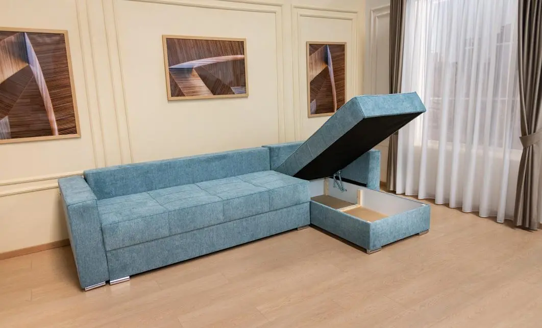 Colțar Extensibil Claudia Mare XXL Memory Albastru Deschis - Aragon 75 Interschimbabil 6