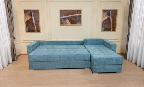Colțar Extensibil Claudia Mare XXL Memory Albastru Deschis - Aragon 75 Interschimbabil