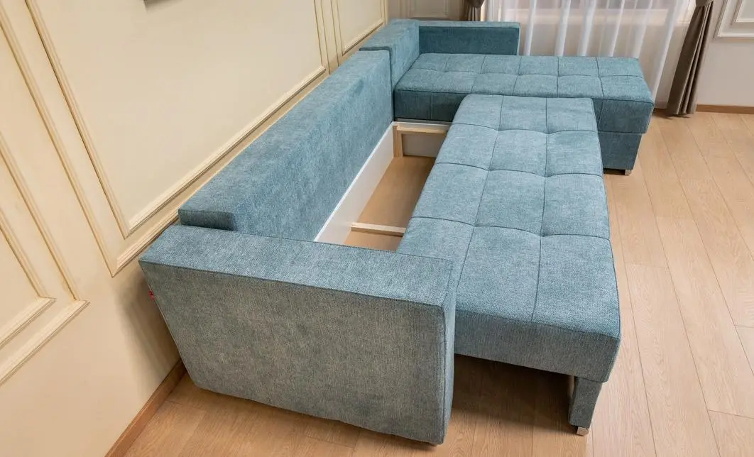 Colțar Extensibil Claudia Mare XXL Memory Albastru Deschis - Aragon 75 Interschimbabil 7