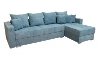 Colțar Extensibil Claudia Mare XXL Memory Albastru Deschis - Aragon 75 Interschimbabil