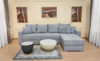 Colțar Extensibil Claudia Mare XXL Memory Gri - Aragon 90, Interschimbabil 5