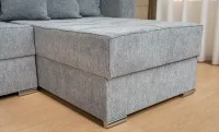 Colțar Extensibil Claudia Mare XXL Memory Gri - Aragon 90, Interschimbabil