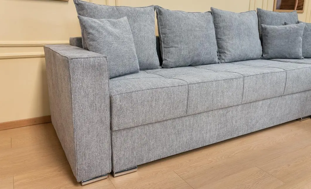 Colțar Extensibil Claudia Mare XXL Memory Gri - Aragon 90, Interschimbabil