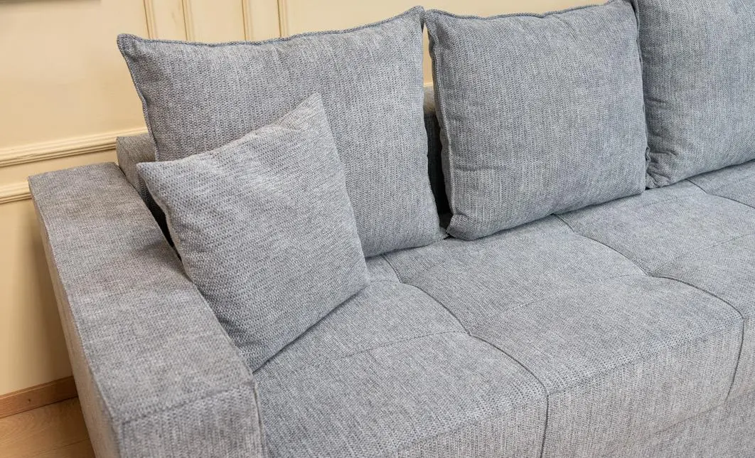 Colțar Extensibil Claudia Mare XXL Memory Gri - Aragon 90, Interschimbabil