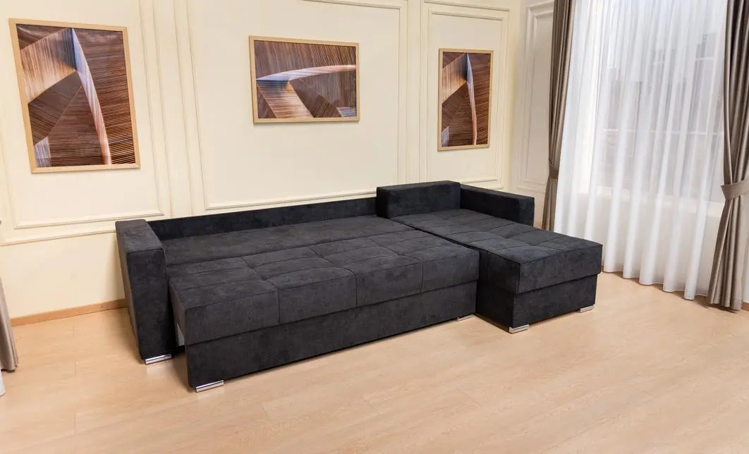 Colțar Extensibil Claudia Mare XXL Bonell Negru - Aragon 99, Interschimbabil