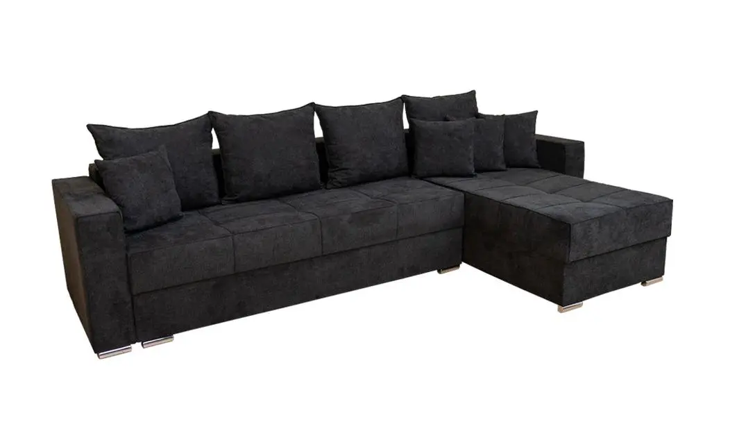 Colțar Extensibil Claudia Mare XXL Bonell Negru - Aragon 99, Interschimbabil