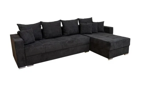 Colțar Extensibil Claudia Mare XXL Bonell Negru - Aragon 99, Interschimbabil