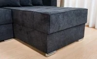Colțar Extensibil Claudia Mare XXL Bonell Negru - Aragon 99, Interschimbabil