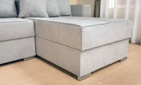 Colțar Extensibil Claudia Mare XXL Bonell Gri Lemon 05, Interschimbabil