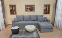 Colțar Extensibil Claudia Mare XXL Bonell Gri - Lemon 12, Interschimbabil 5