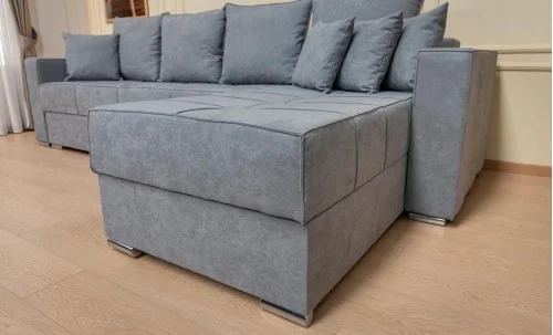 Colțar Extensibil Claudia Mare XXL Bonell Gri - Lemon 12, Interschimbabil