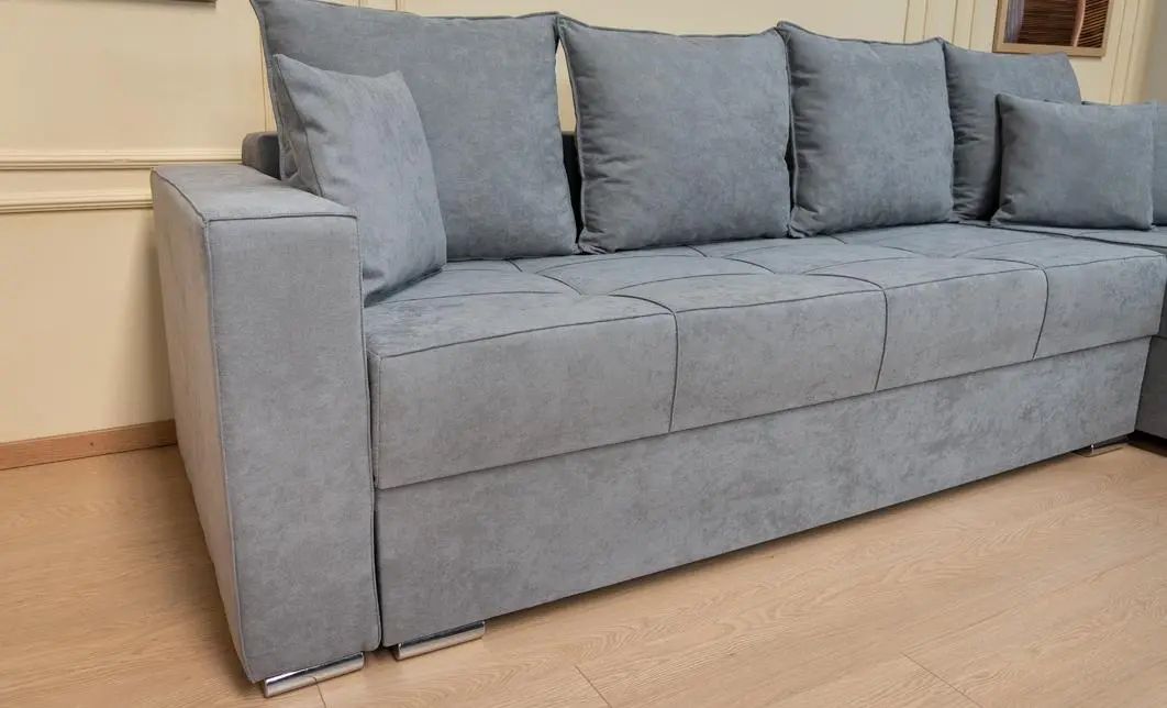 Colțar Extensibil Claudia Mare XXL Bonell Gri - Lemon 12, Interschimbabil