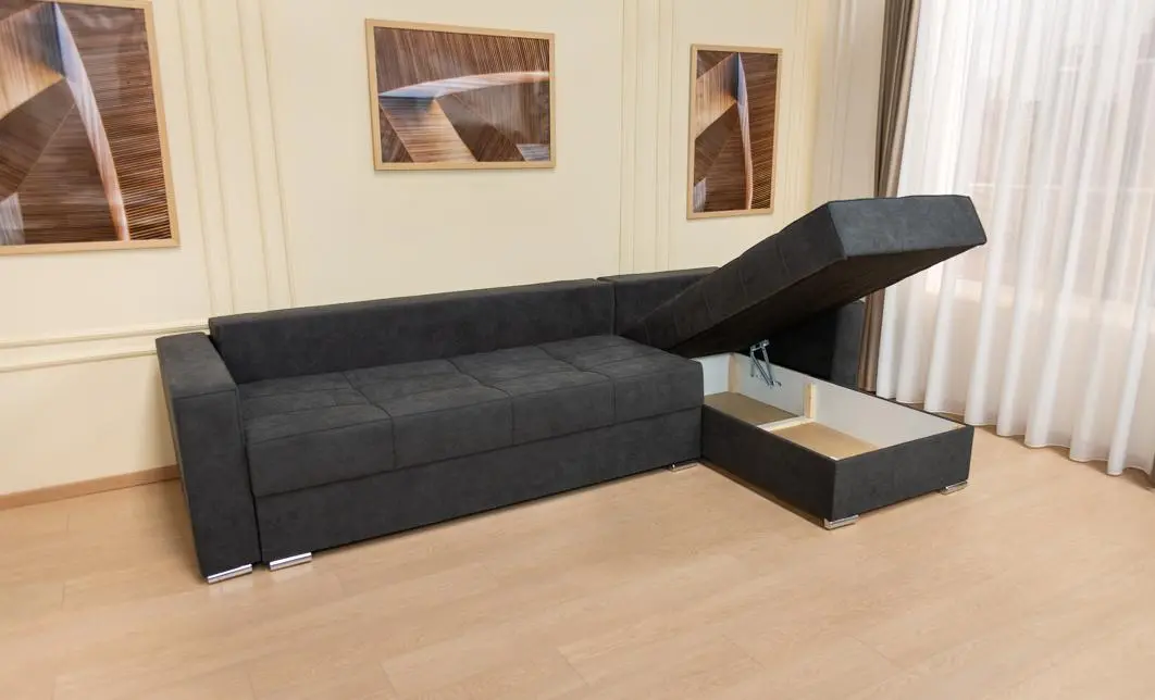 Colțar Extensibil Claudia Mare XXL Memory XXL - Lemon 30, Interschimbabil