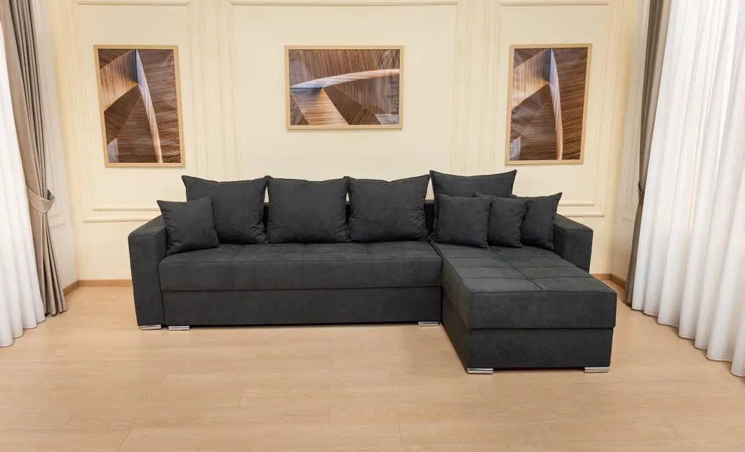 Colțar Extensibil Claudia Mare XXL Memory XXL - Lemon 30, Interschimbabil 9