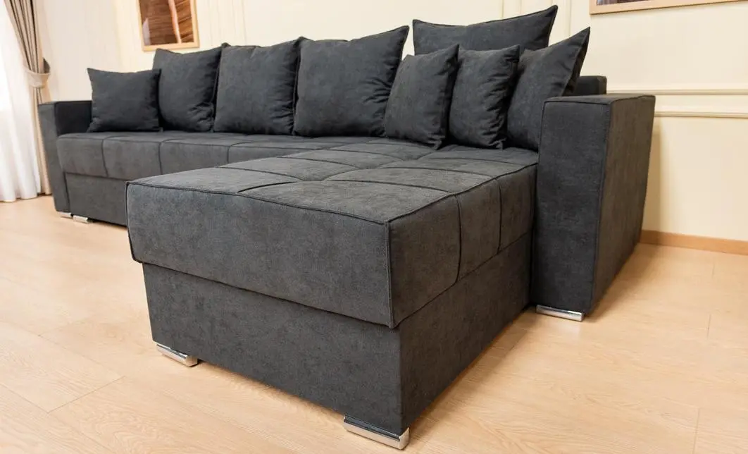 Colțar Extensibil Claudia Mare XXL Memory XXL - Lemon 30, Interschimbabil
