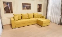 Colțar Extensibil Claudia Mare XXL Memory XXL - Lemon 43, Interschimbabil
