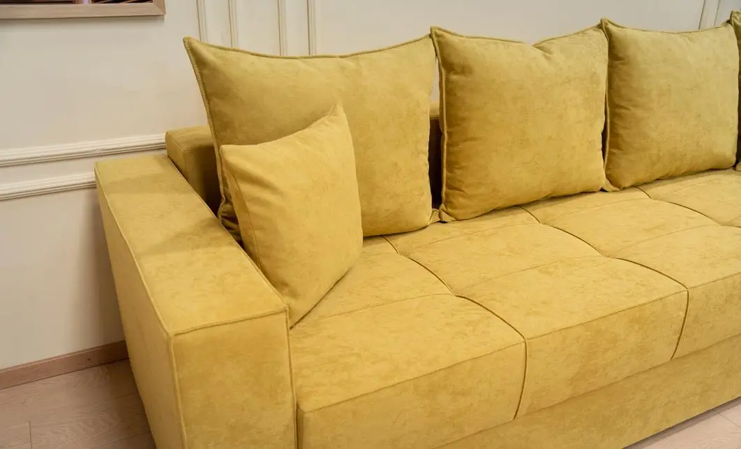 Colțar Extensibil Claudia Mare XXL Memory XXL - Lemon 43, Interschimbabil