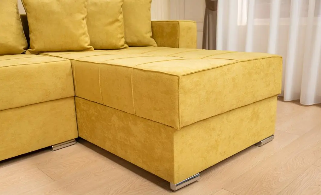 Colțar Extensibil Claudia Mare XXL Memory XXL - Lemon 43, Interschimbabil 7