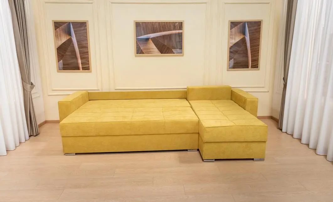 Colțar Extensibil Claudia Mare XXL Memory XXL - Lemon 43, Interschimbabil 9