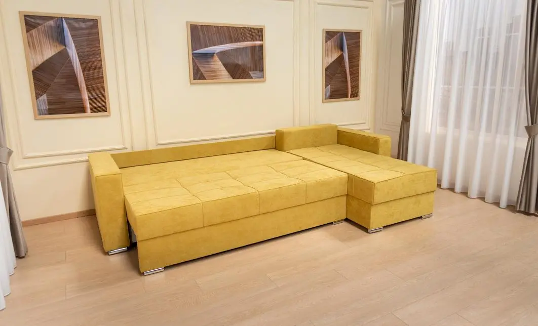 Colțar Extensibil Claudia Mare XXL Memory XXL - Lemon 43, Interschimbabil 10