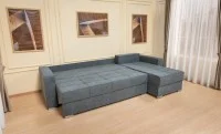Colțar Extensibil Claudia Mare XXL Bonell Gri- Lemon 56, Interschimbabil	