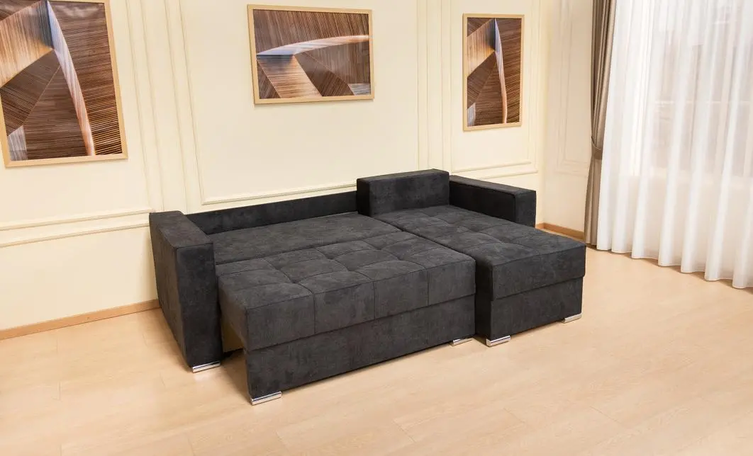 Colțar Extensibil Claudia XXS Memory Negru - Aragon 99 Interschimbabil