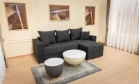 Colțar Extensibil Claudia XXS Memory Negru - Aragon 99 Interschimbabil