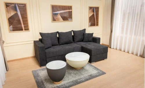 Colțar Extensibil Claudia XXS Bonell Negru - Aragon 99 Interschimbabil