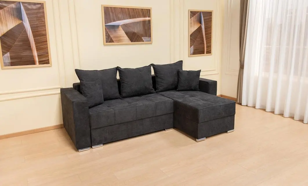 Colțar Extensibil Claudia XXS Bonell Negru - Aragon 99 Interschimbabil