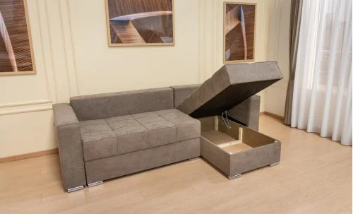 Colțar Extensibil Claudia XXS Memory Maro - Lemon 26 Interschimbabil