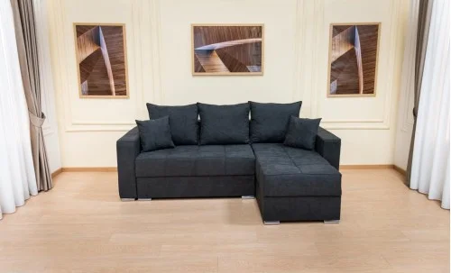 Colțar Extensibil Claudia XXS Memory Negru - Lemon 30 Interschimbabil