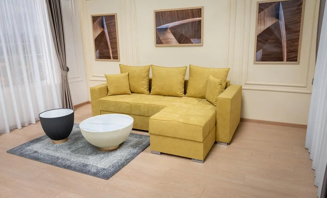 Colțar Extensibil Claudia XXS Memory Galben - Lemon 43 Interschimbabil 10
