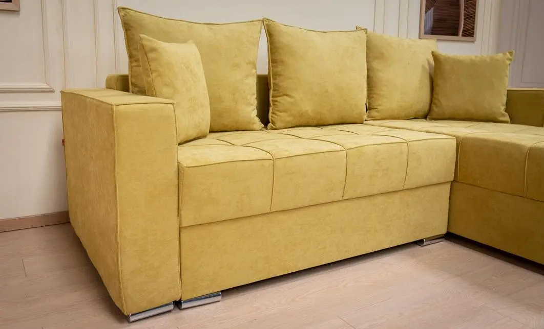 Colțar Extensibil Claudia XXS Memory Galben - Lemon 43 Interschimbabil