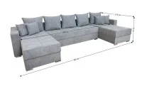 Colțar Extensibil Claudia U Bonell  - Aragon 93 2