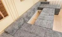 Colțar Extensibil Claudia U Bonell Gri - Kim 15 Gri