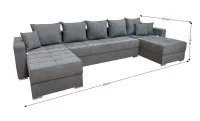 Colțar Extensibil Claudia U Bonell Albastru - Lemon 56  2