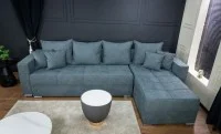 Colțar Extensibil Claudia Mare XXL Bonell Gri- Lemon 56, Interschimbabil	
