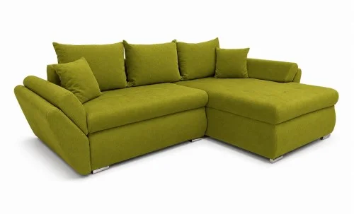 Colțar Extensibil Confort cu Spumă HR, Verde Olive