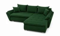 Colțar Extensibil Confort cu Spumă HR, Verde Smarald 3