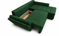 Colțar Extensibil Confort cu Spumă HR, Verde Smarald 7