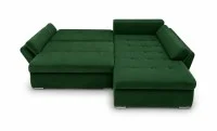 Colțar Extensibil Confort cu Spumă HR, Verde Smarald 8