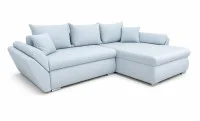 Colțar Extensibil Confort cu Spumă HR, Bleu Deschis 2