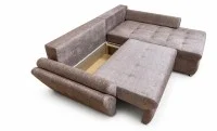 Colțar Extensibil Confort cu Spumă HR, Cappuccino 5