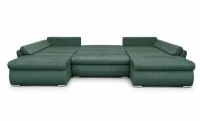 Colțar Extensibil Confort U cu Spumă HR, Verde Mentă  4
