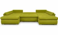Colțar Extensibil Confort U cu Spumă HR, Verde Olive 5