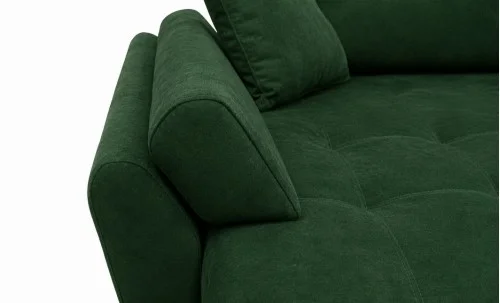 Colțar Extensibil Confort U cu Spumă HR, Verde Smarald
